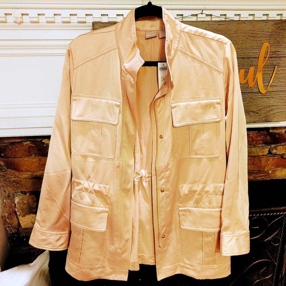 Chicos Rose Gold jacket
